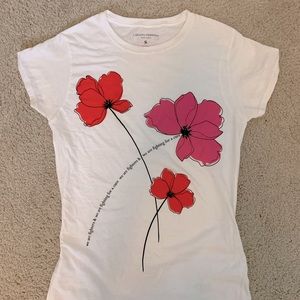 Carolina Herrera Key to the Cure Poppy Shirt